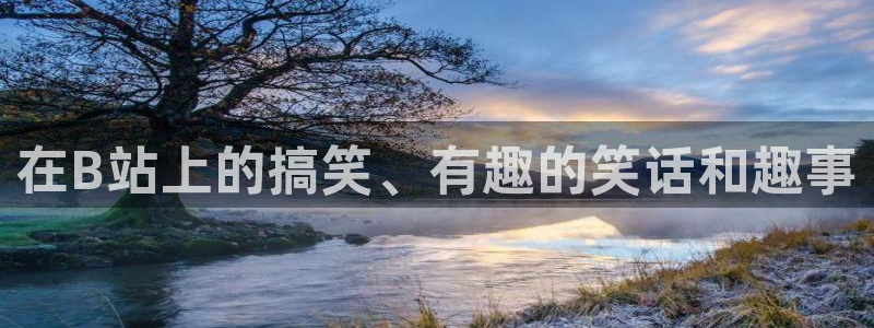 辉达娱乐科技:在B站上的搞笑、有趣的笑话和趣事